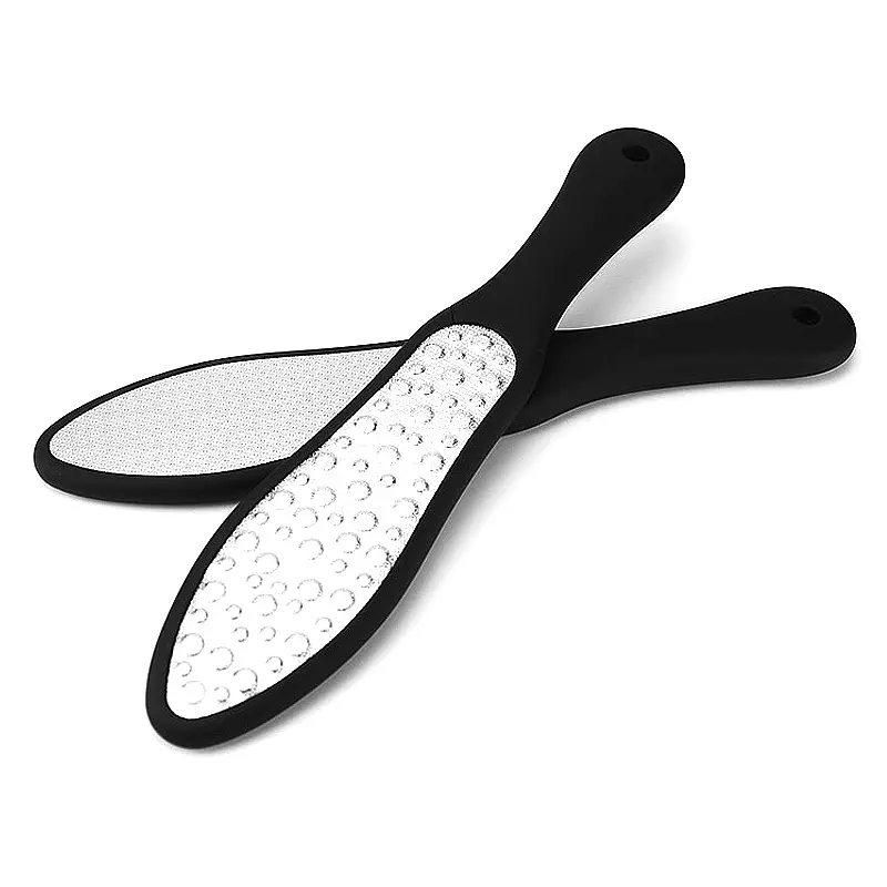 Stainless Steel Double-sided Foot Rasp Heel File Hard Dead Skin Callus Remover Exfoliating Pedicure Care Tool