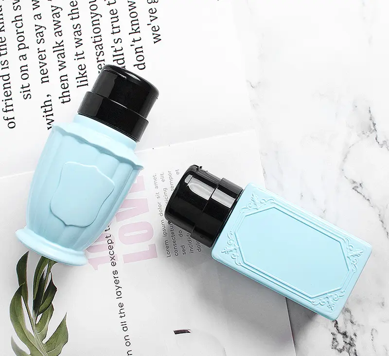 200ml Empty Pump Dispenser Nail Tools Bottle for Liquid Alcohol Remover Cleaner Refillable Container