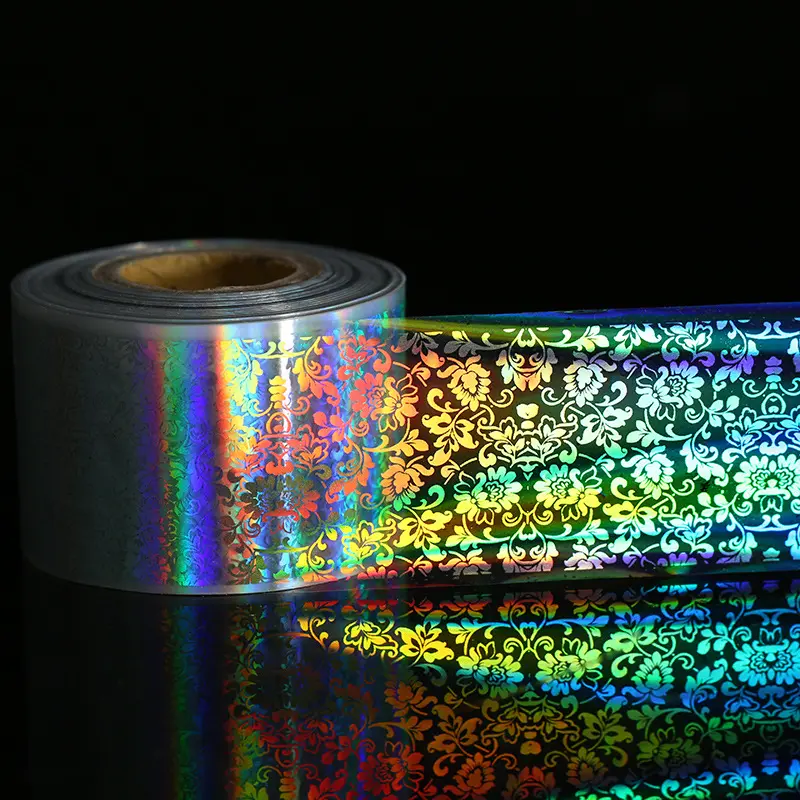1Pcs Holographic Nail Foil Set Starry Sky Glitter Foils Nail Art Transfer Foil Sticker Paper Nail Wraps Decoration