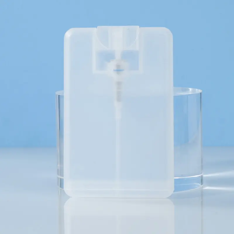 1PC 20ml Perfume Bottle Card Shape Mini Sprayer Refillable Perfume Atomizer Travel Size Portable Alcohol Spray Tool