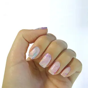 Water Transfer Foil Nails Sticker Pink Flower Nail Stickers Manicure Tools Water Film Paper Decals