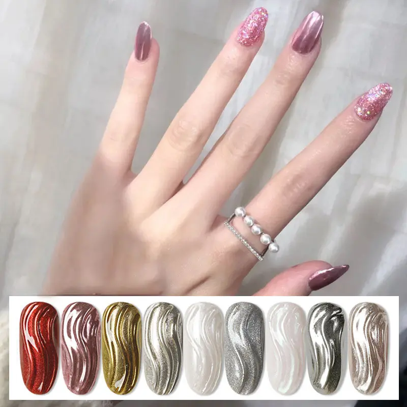 New 12 Color Nail Art Glitter dipping powder Chrome Mirror Glitter Pigment Powder For Nails Decorations DIY Manicure