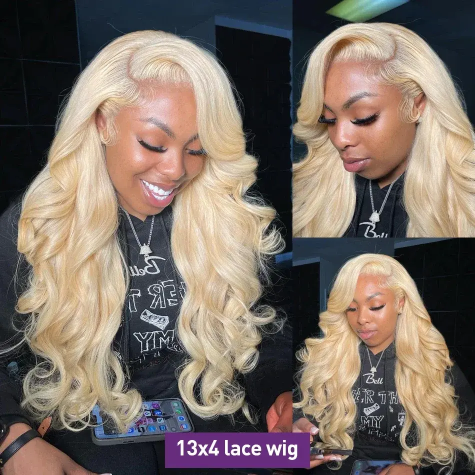 30 Inch Blonde Wig Body Wave Lace Front Wig Human Hair 613 Hd Lace Frontal Wigs 13x4 Lace Loose Deep Wave Frontal Wigs For Women