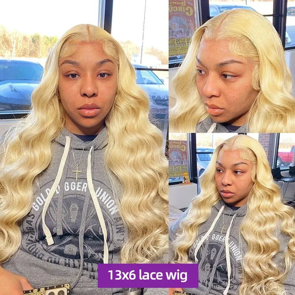 30 Inch Blonde Wig Body Wave Lace Front Wig Human Hair 613 Hd Lace Frontal Wigs 13x4 Lace Loose Deep Wave Frontal Wigs For Women