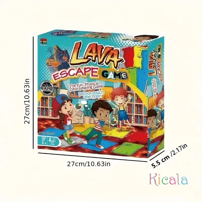 Party Game Endless Jumping Game Volcano Escape Game Interactive Family Game Toys Physical Activity for Indoor and Outdoor Play