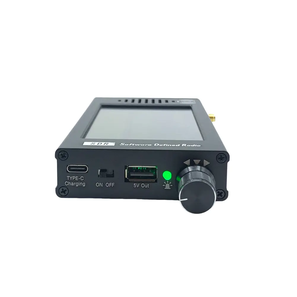 DSP SDR Radio Receiver Portable Shortwave Radio Rechargeable Shortwave AM FM DSP Radio with Headphone Antenna Jack for Hiking