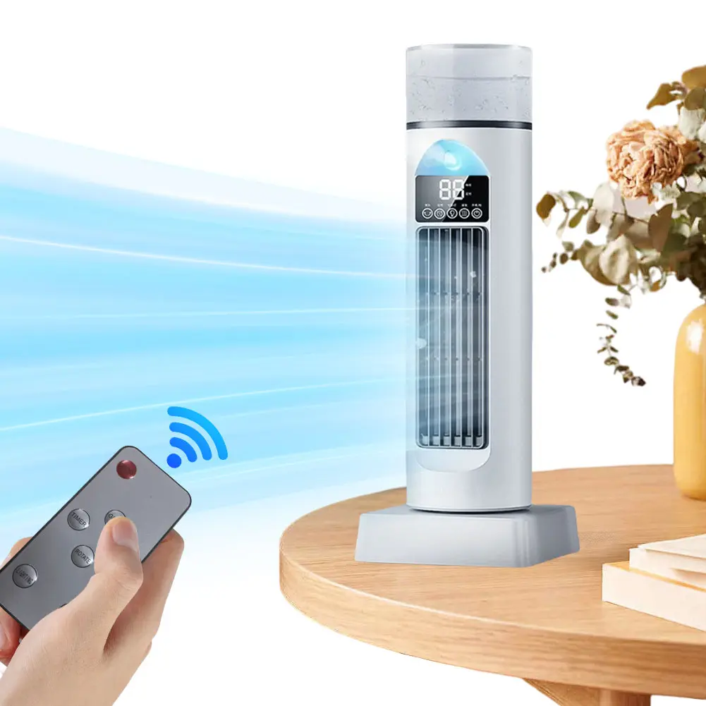 Portable Tower Fan with 6 Wind Speed & Mist Cooling Fan Oscillating Fan for Bedroom Living Room Office
