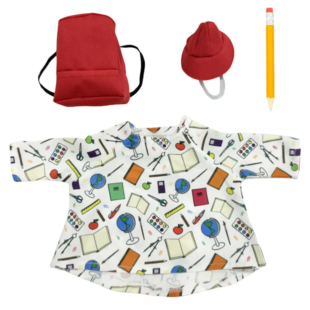 Back To School Porch Goose Outfits with Schoolbag Cute Goose Costume Lawn Goose Clothing First Day of School Costume