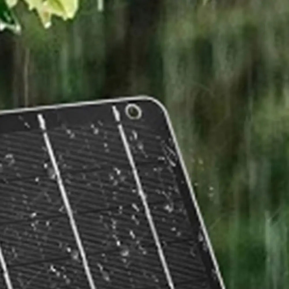 18V 10W Solar Panel With USB Waterproof Outdoor Hiking Camping Portable Battery Mobile Phone Charging Bank Emergency Tool 1-5PCS
