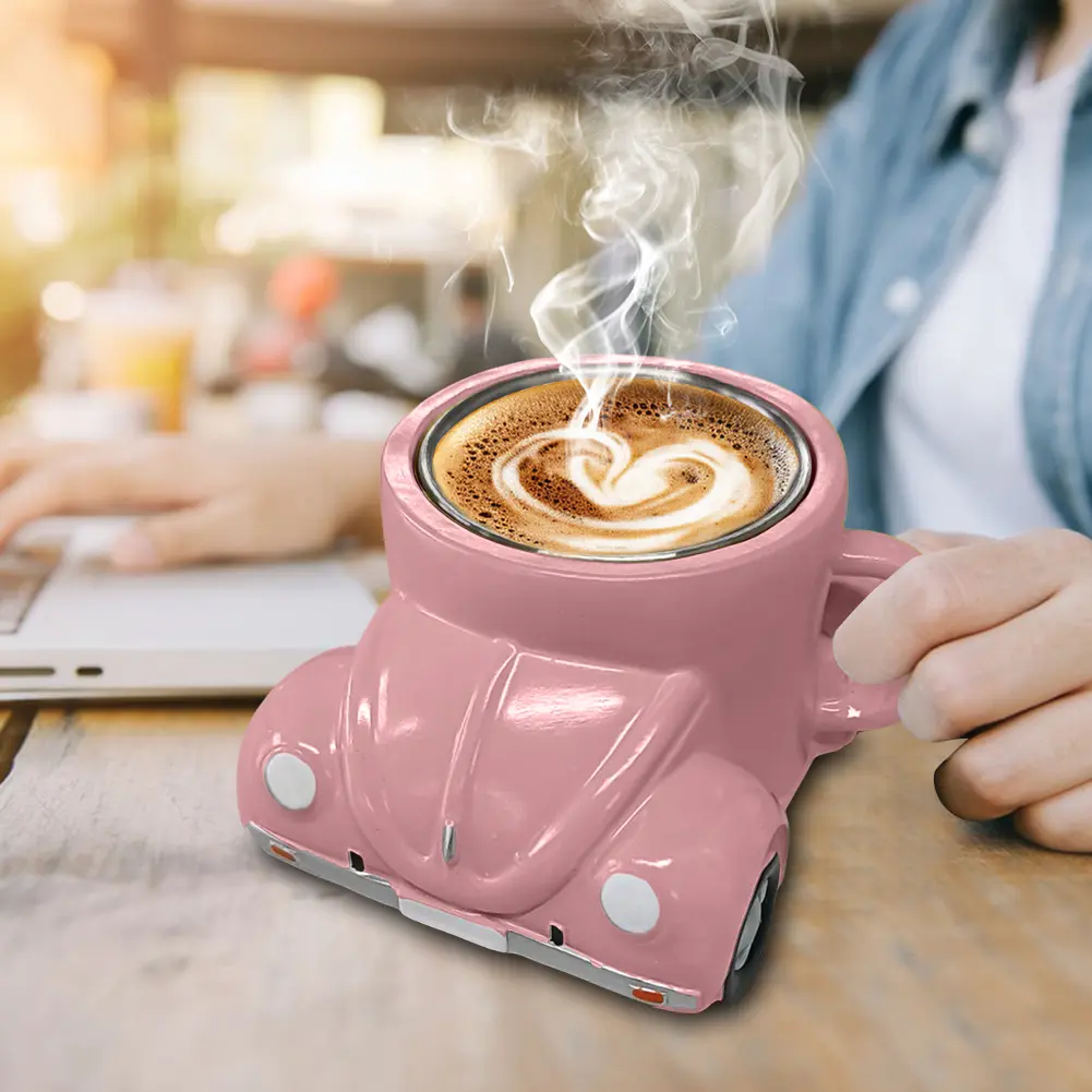 Beetle Shaped Creative Coffee Mug Heat Resist Novelty Tea Cup Large Capacity Unique Drinkware for Office Decoration Cup