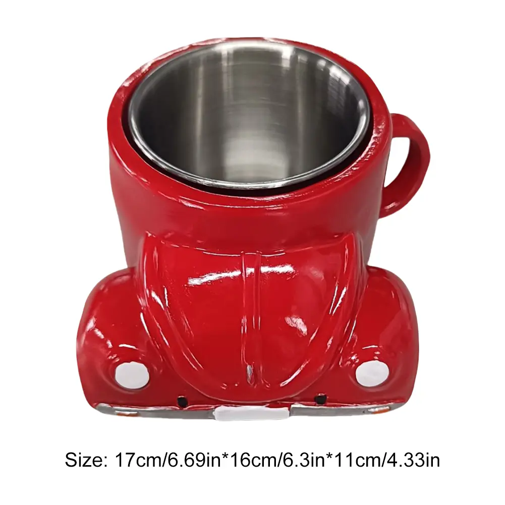 Beetle Shaped Creative Coffee Mug Heat Resist Novelty Tea Cup Large Capacity Unique Drinkware for Office Decoration Cup