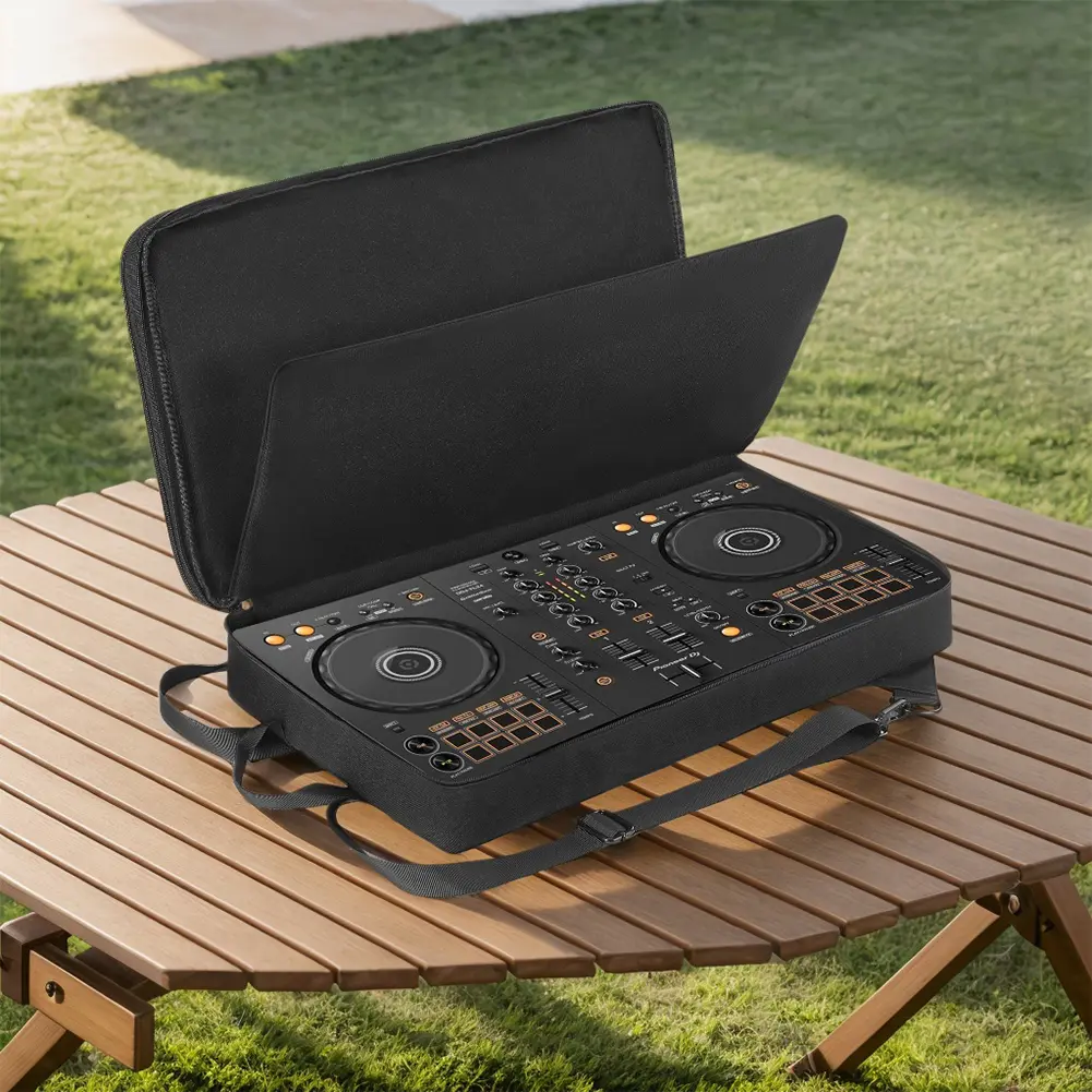 DJ Backpack for Pioneer DDJ-400 DDJ-FLX4 for Roland DJ-202 Carrying Case Travelling Case Anti-scratch Adjustable Shoulder Strap