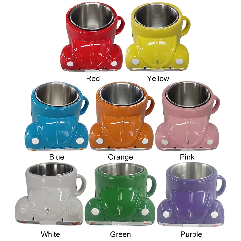 Beetle Shaped Creative Coffee Mug Heat Resist Novelty Tea Cup Large Capacity Unique Drinkware for Office Decoration Cup