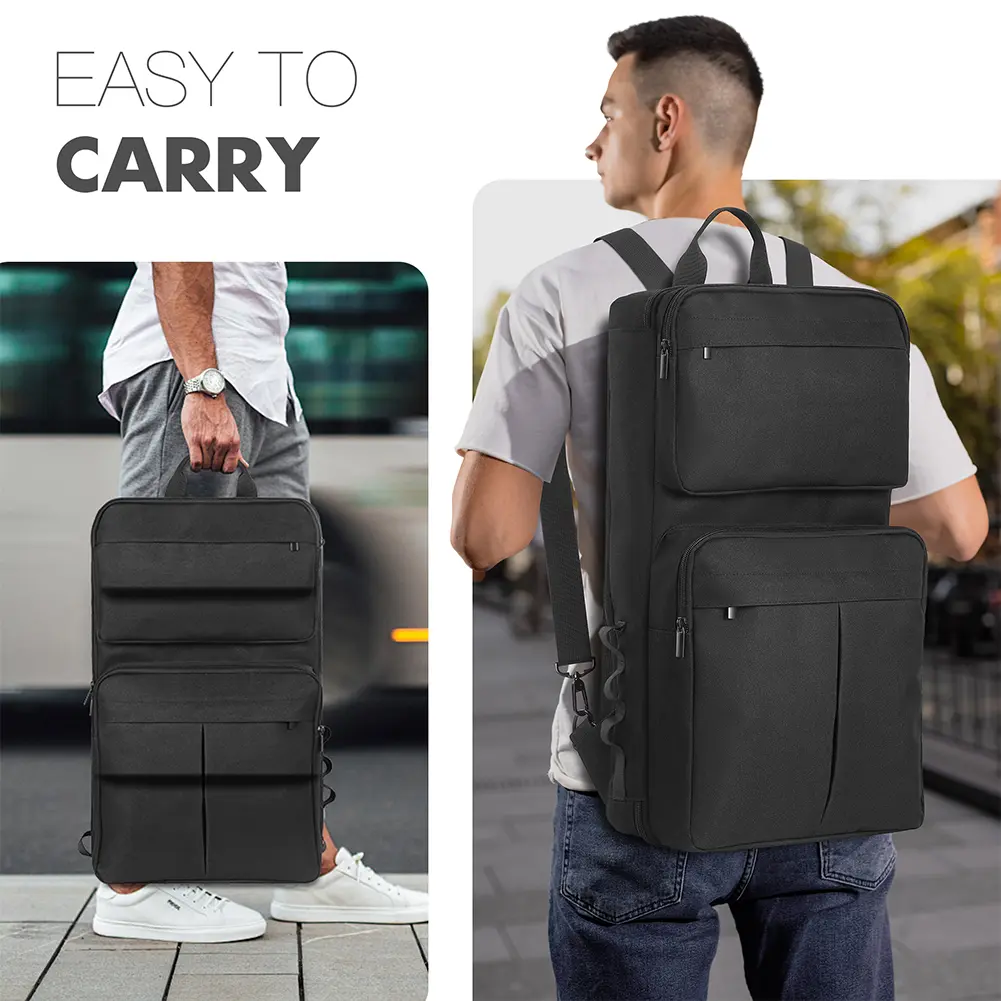 DJ Backpack for Pioneer DDJ-400 DDJ-FLX4 for Roland DJ-202 Carrying Case Travelling Case Anti-scratch Adjustable Shoulder Strap