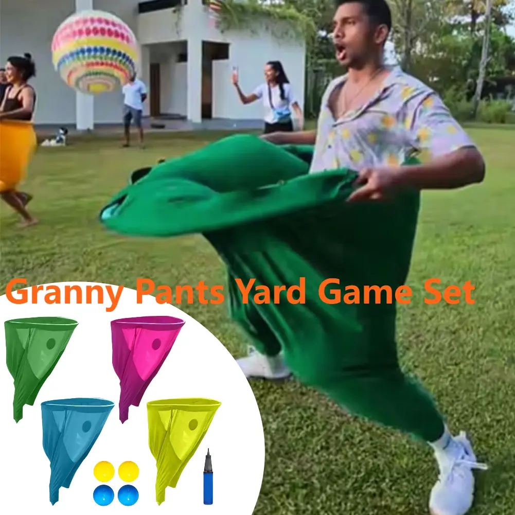 Granny Pants Party Rush Yard Game The Ultimate Backyard Party Game Funny Games Parent Child Interaction Pitching Game Props T oy