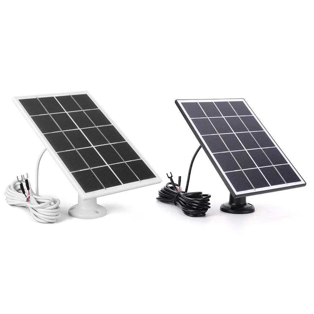 4W Solar Panel for Ring Doorbell 9.8Ft Charging Cable Solar Panel Kit Solar Charging Panel for Ring Video Doorbell 4 3 3 Plus 2
