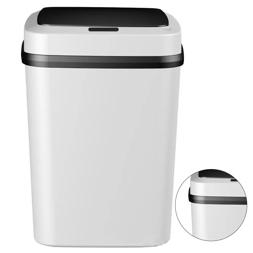 13/15L Kitchen Trash Bin Space-Saving Smart Trash Can Toilet Smart Garbage for Kitchen/Home/Office/Business