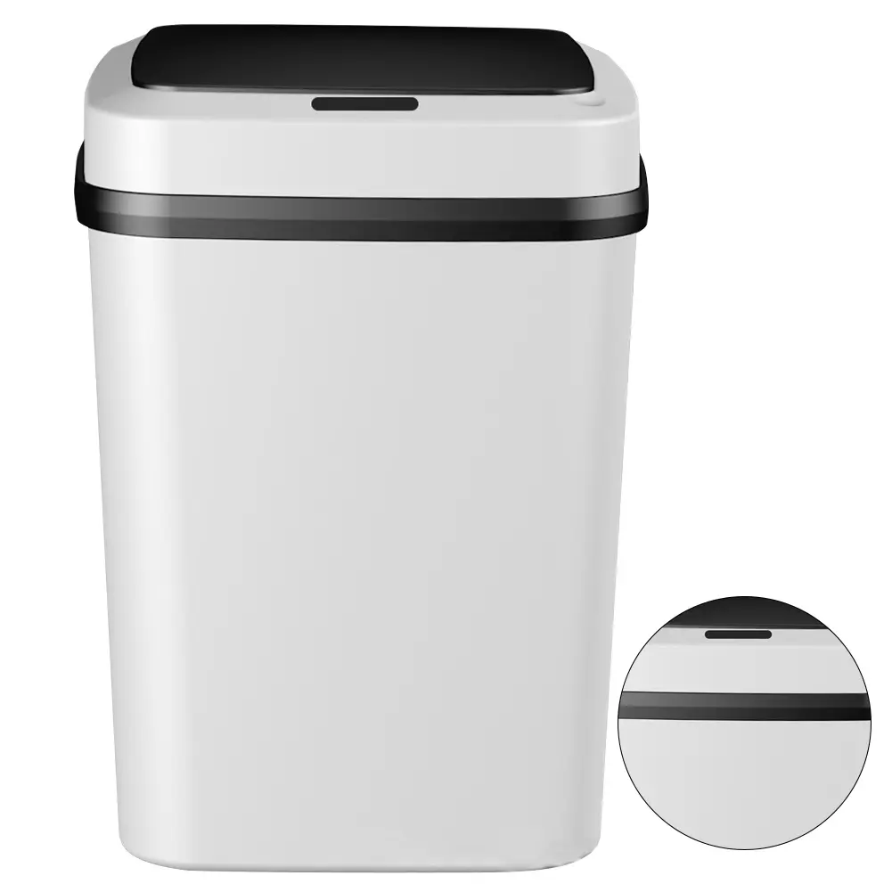 13/15L Kitchen Trash Bin Space-Saving Smart Trash Can Toilet Smart Garbage for Kitchen/Home/Office/Business