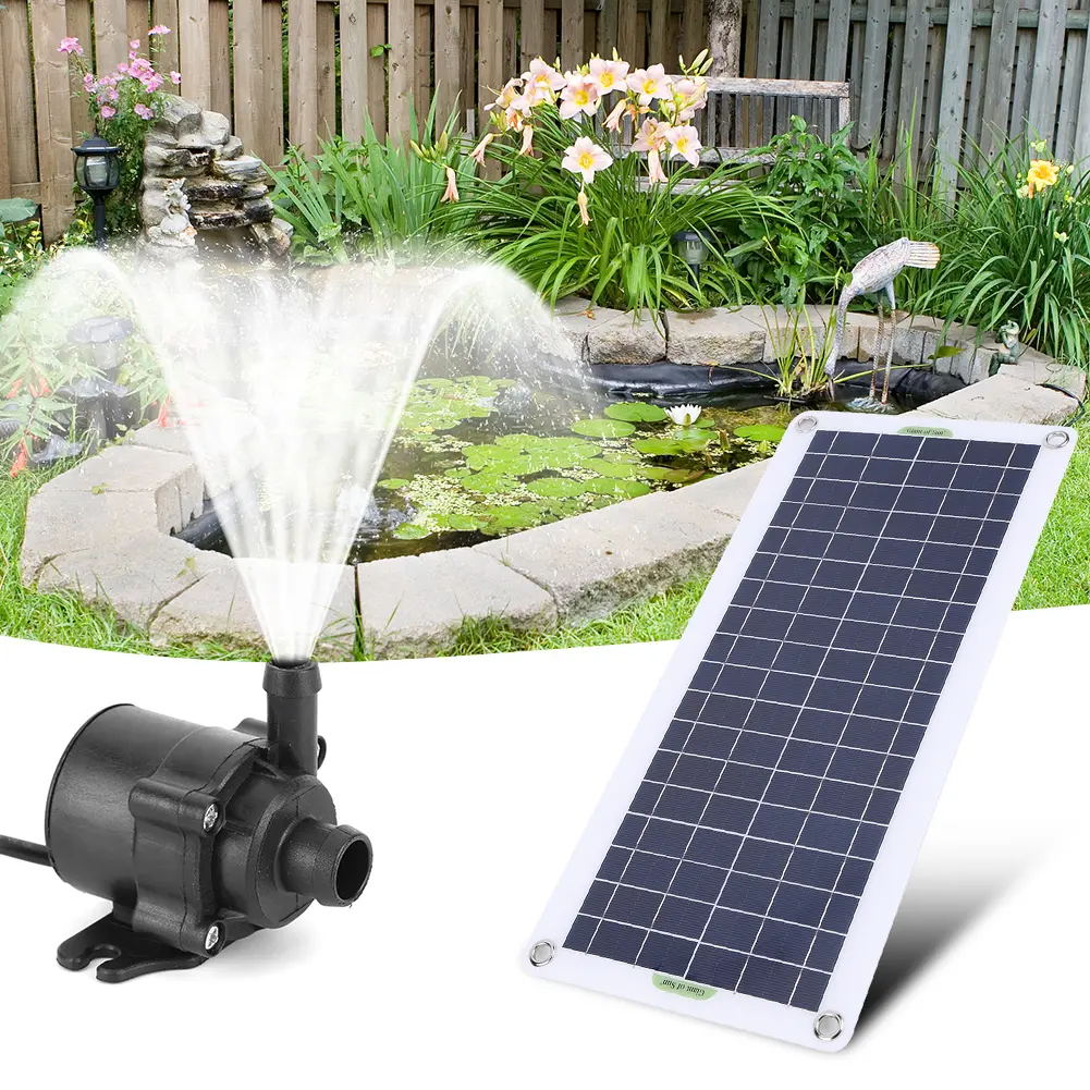 18V 30W Solar Water Pump Kit for Garden Fish Tank and Pond with Easy Installation and Portable Design