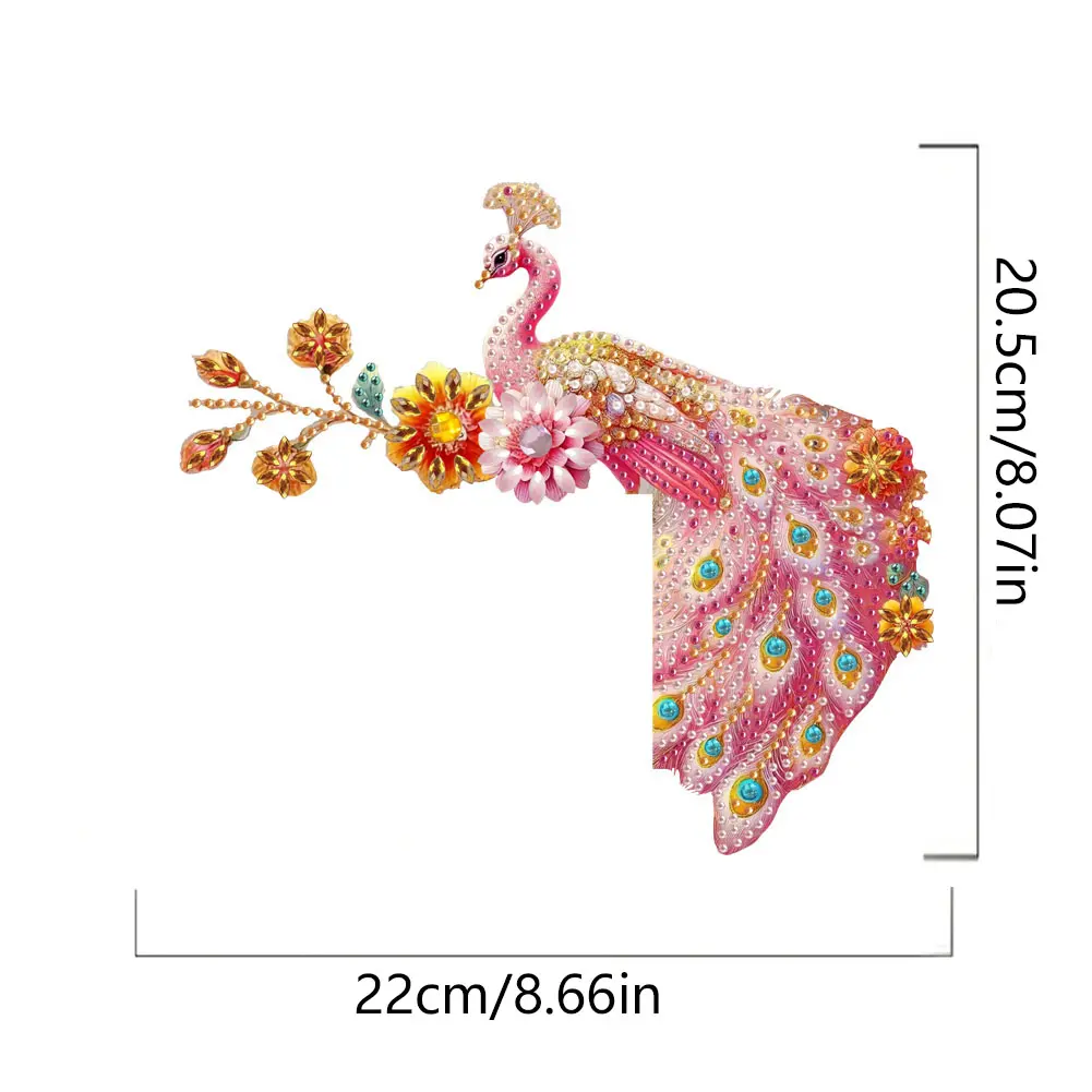 2D Flat Diamond Art Door Right Angle Sign 5D DIY Creative Rhinestone Fun Diamond Art Craft for Home Decoration Door Frame Decor