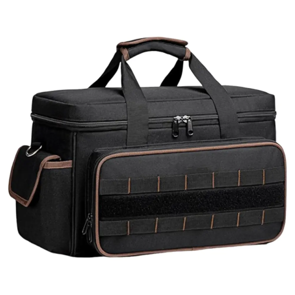17 Inch Electricians Tool Bags Waterproof Large Tool Bag Organizer Heavy Duty Tool Bags for Electrician Mechanic Plumber HVAC