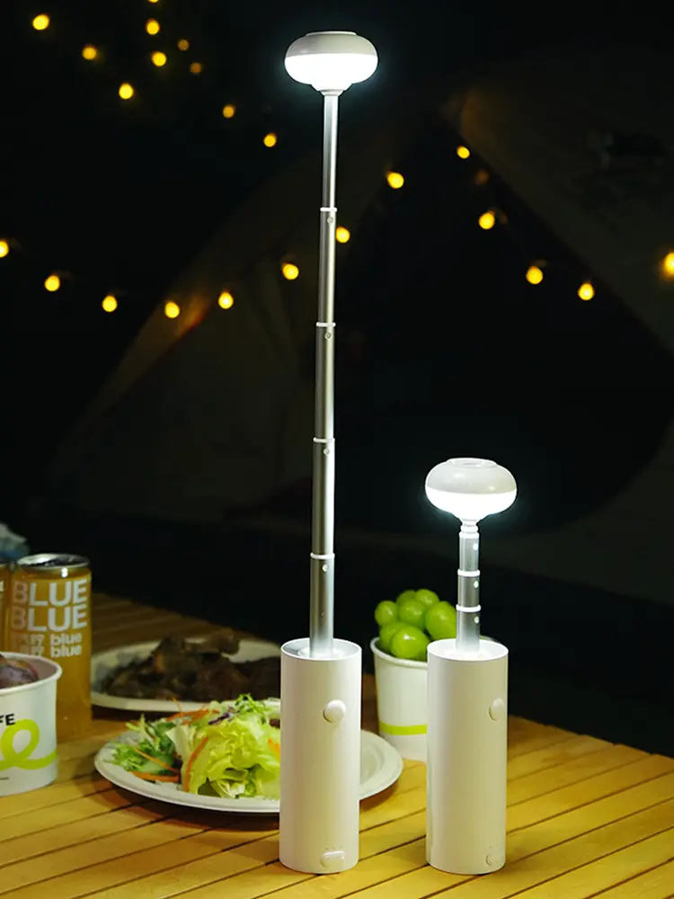 Telescopic Camping Light Magnetic Base Camping Lantern Table Lamp Portable Flashlight for Camping Hiking Emergency Use