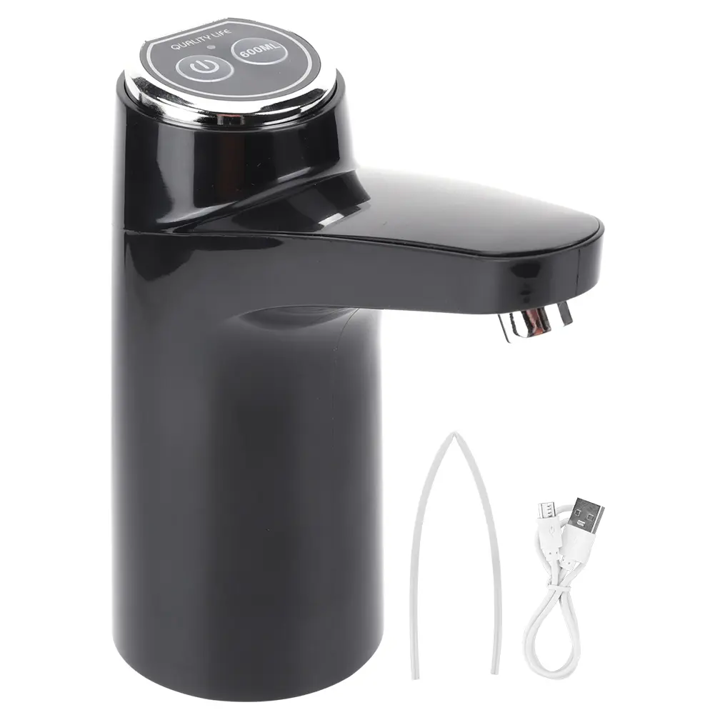 Electric Water Pump USB Rechargeable Portable Water Dispenser One Key Switch Auto Water Pump for Outdoor Camping