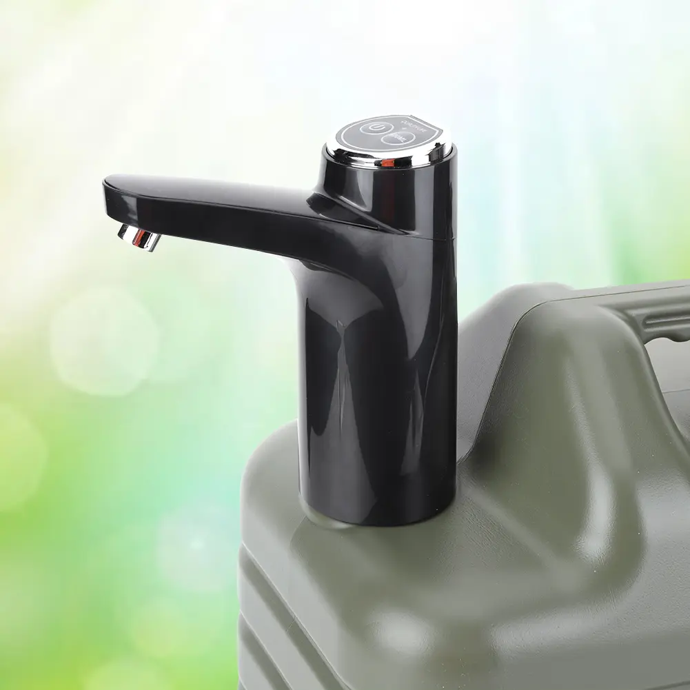 Electric Water Pump USB Rechargeable Portable Water Dispenser One Key Switch Auto Water Pump for Outdoor Camping