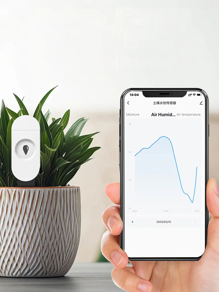 Zigbee Garden Automation Irrigation Detector App Remote Monitoring Temperature and Humidity Meter for Garden