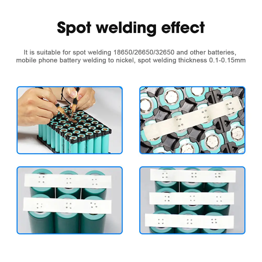 Portable Electric Welding Machine 8000W Pulse Spot Welding Equipment Digital Display for 18650 Battery and Welding Nickel Strip