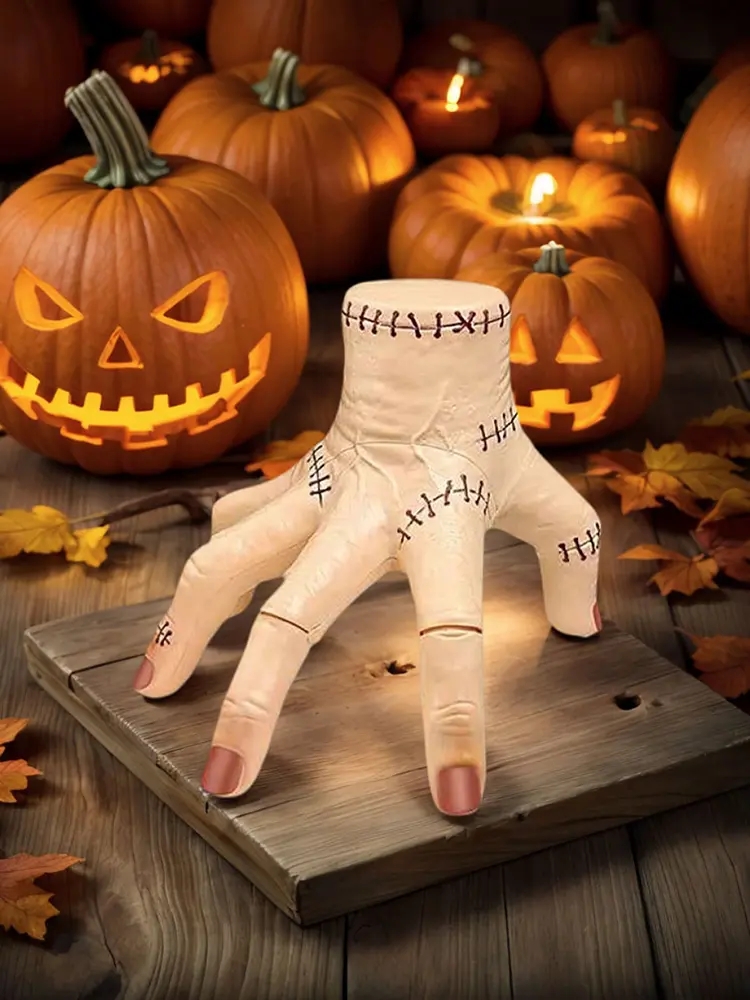 Electric Crawling Hand Fake Hand Prop Halloween Party Decor Desktop Ornaments Gift