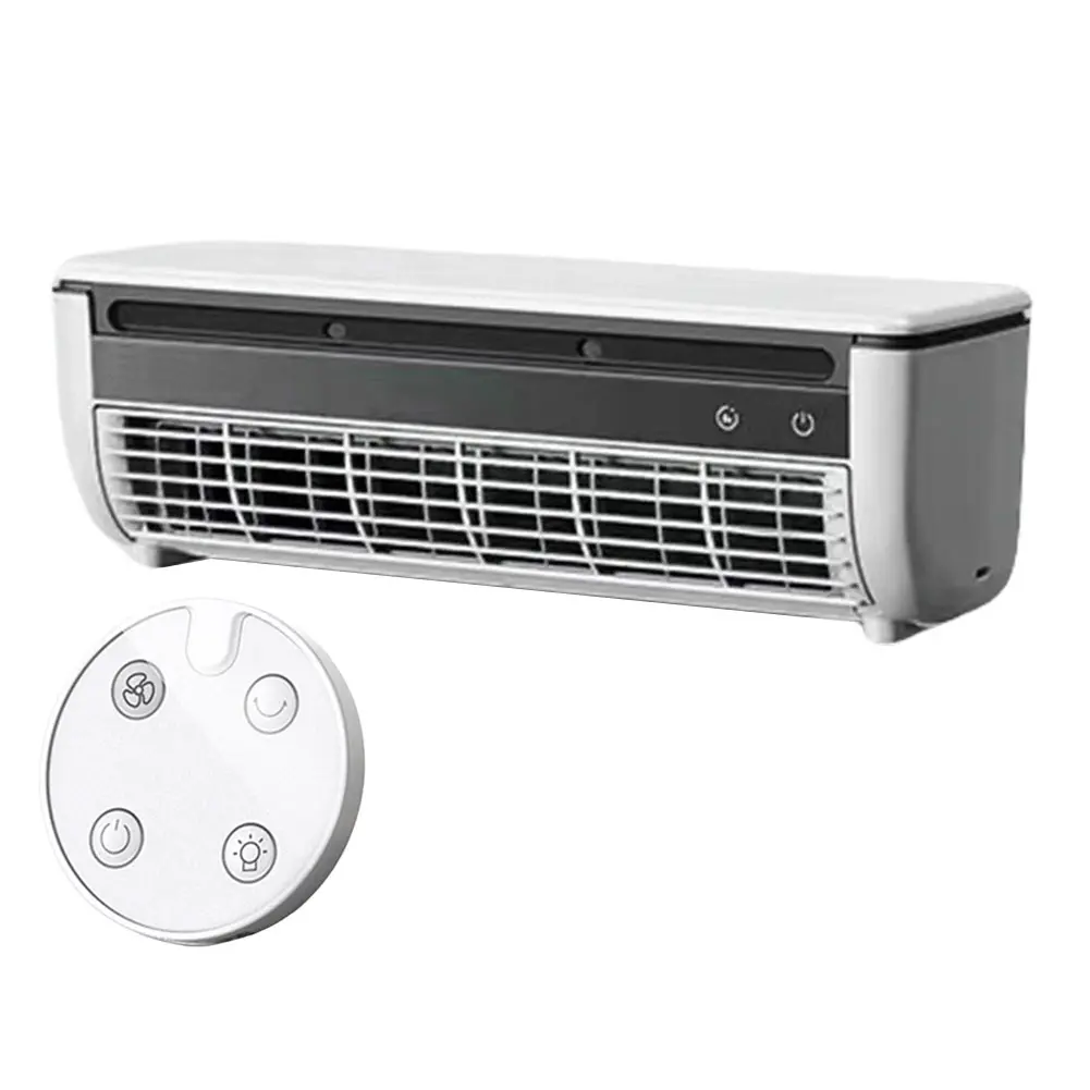 Wall-Mounted Air Cooling Fan 3 Speeds Table Fan Rechargeable for Home Kitchen Bedroom Office