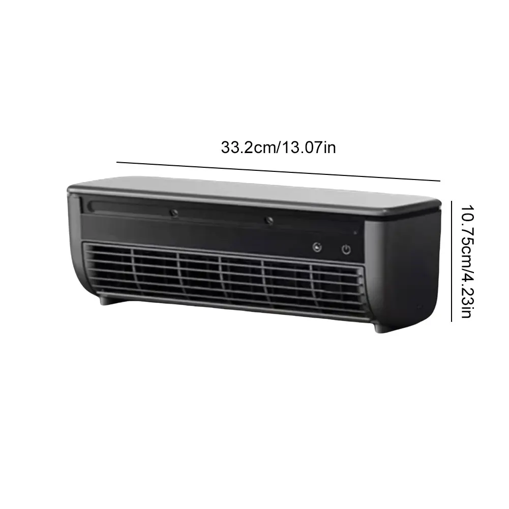 Wall-Mounted Air Cooling Fan 3 Speeds Table Fan Rechargeable for Home Kitchen Bedroom Office