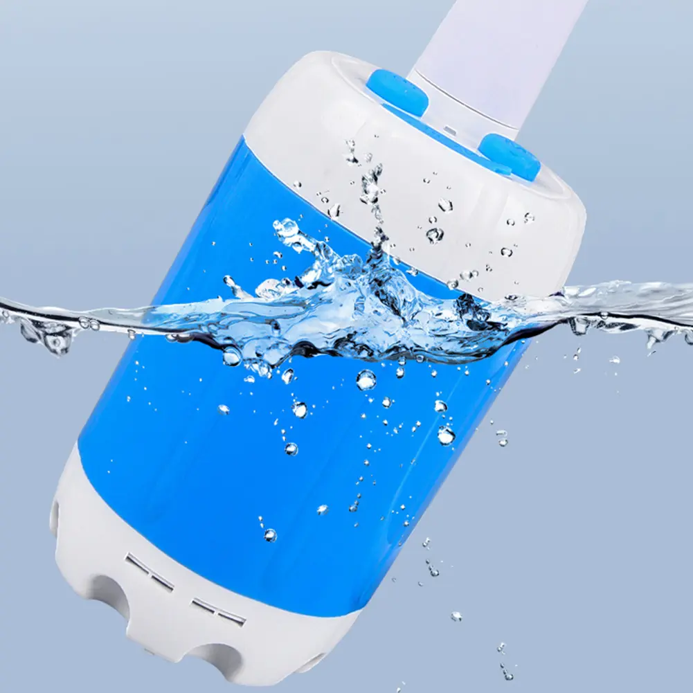 Portable Camping Shower with Digital Display Outdoor Camp Shower Pump Electric Shower Pump for Hiking Car Washing & Pet Cleaning