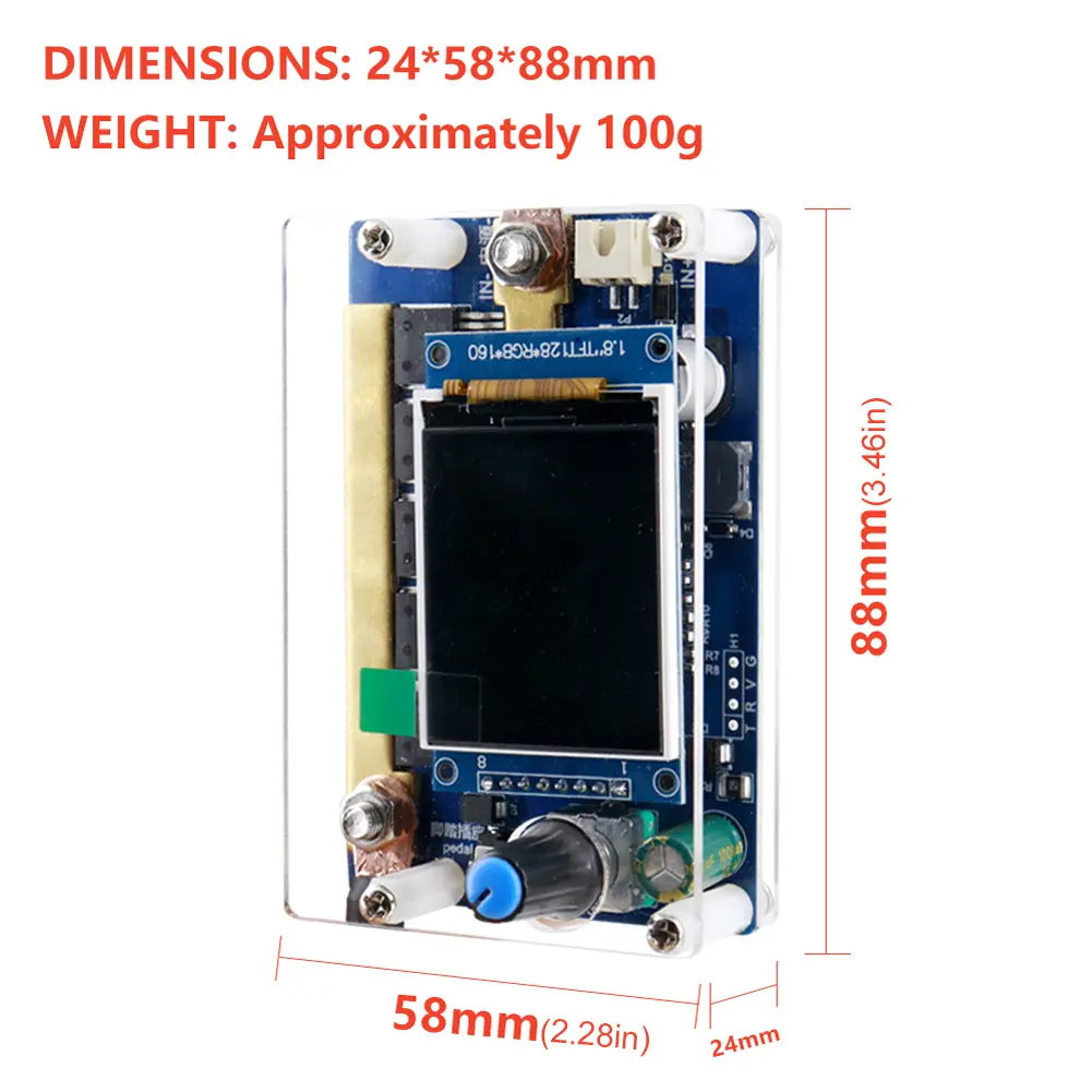 Spot Welding Machine Control Board Power Adjustable Spot Welder DIY Kit Digital Display Digital Spot Welding Machine