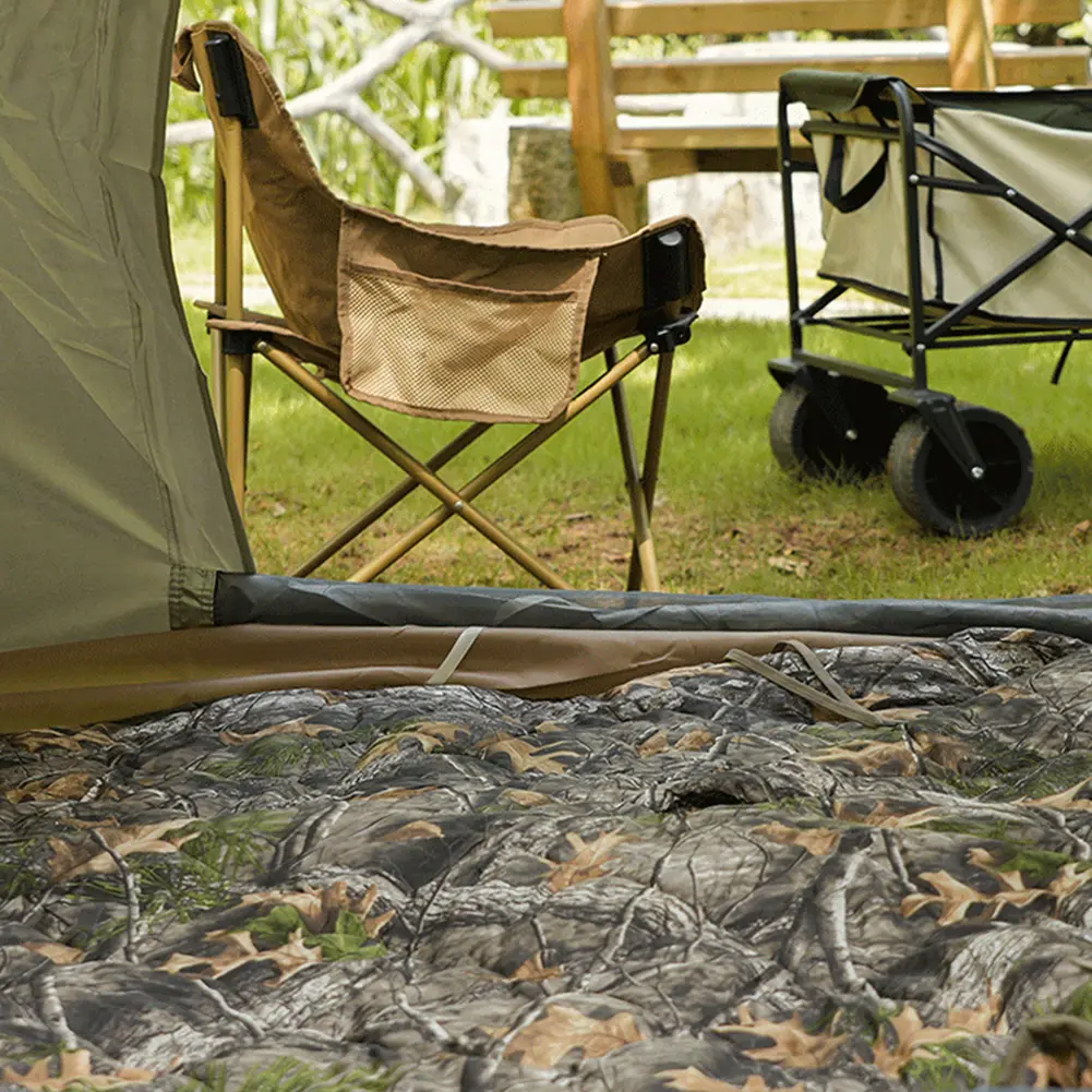 Camping Blanket with Compression Carry Bag Lightweight Warm Quilt Multifunctional Quilted Outdoor Blanket for Outdoors Hiking