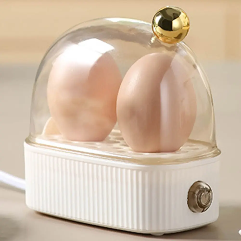 220V Egg Boiler Poacher Automatic Power Off Double Layer Poacher Multi-function & Mini Kitchen Utensil Gift