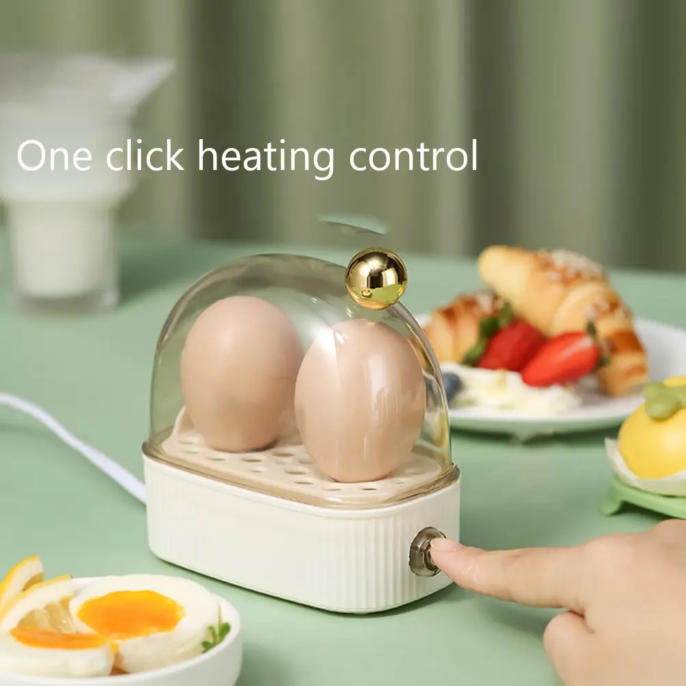 220V Egg Boiler Poacher Automatic Power Off Double Layer Poacher Multi-function & Mini Kitchen Utensil Gift
