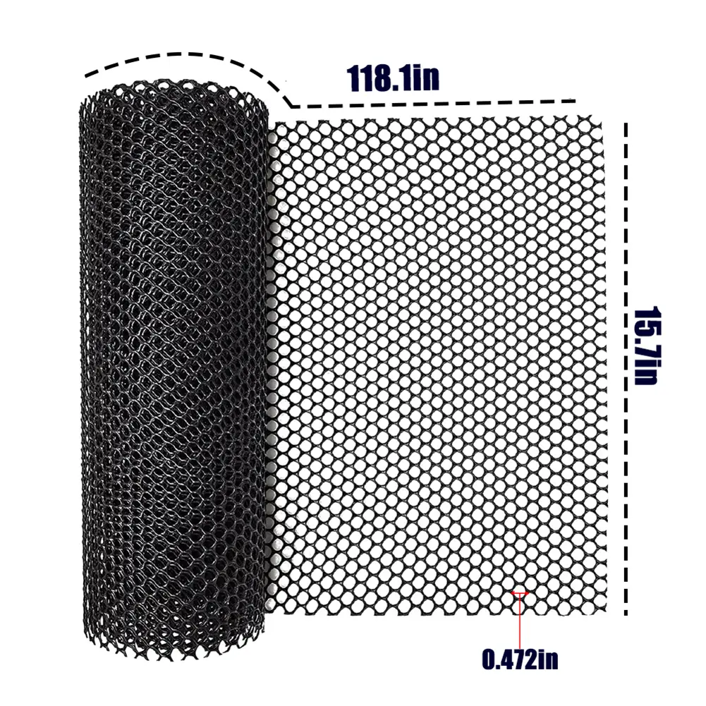 Plastic Wire Mesh Fence Chicken Wire Frame Versatile 300*40cm Animal Cage Fence for Poultry Dogs Rabbit Snake Barrier&Gardening