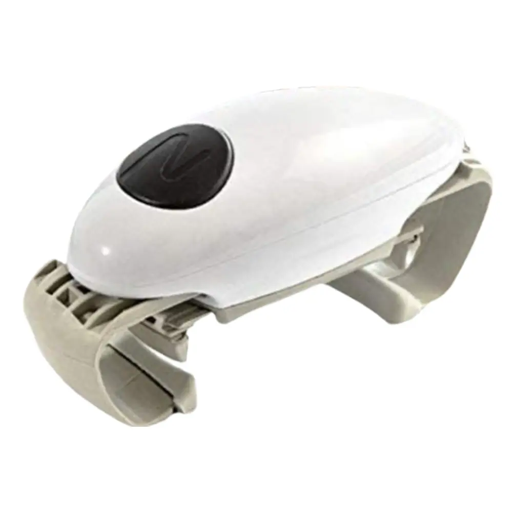 One Touch Automatic Electric Jar Lid Opener Household Can Bottle Cap Opener Handheld Jar Can Tin Opener Kitchen Gadget