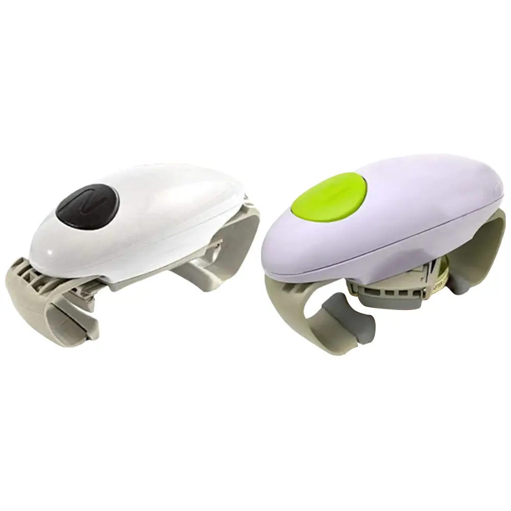 One Touch Automatic Electric Jar Lid Opener Household Can Bottle Cap Opener Handheld Jar Can Tin Opener Kitchen Gadget