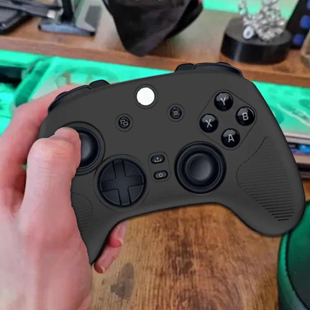 For Razer Wolverine V3 Pro Gamepad Silicone Grip Case Cover Dropproof Silicone Protective Case Anti-scratch Solid Color Case