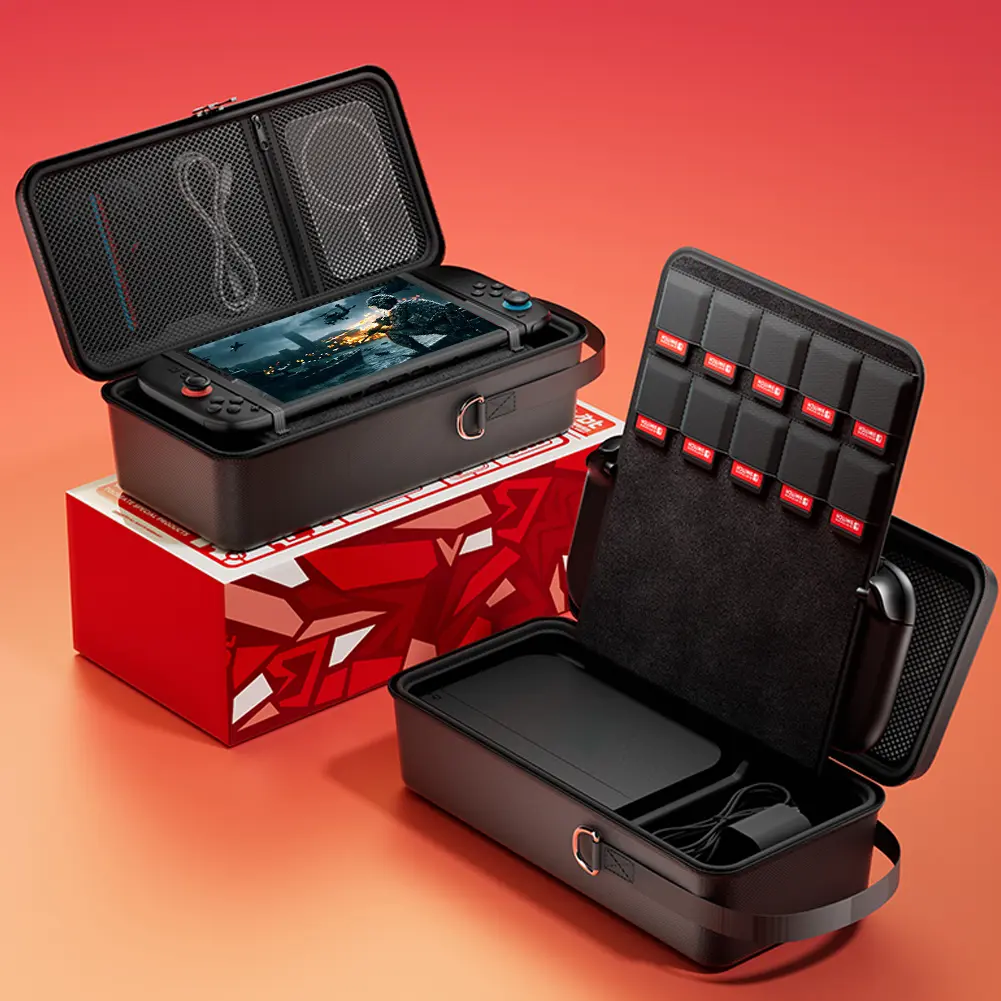 Hard Carrying Case for Nintendo for Switch 2 Portable Storage Bag Shockproof Zipper Handbag for Switch 2 Console and Accessories