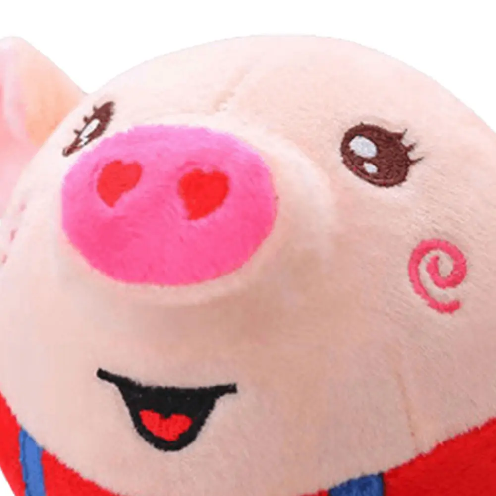 Plush Automatic Bouncing Toys Bite Resistant Funny Interactive Squeaky Toys Talking Self-Moving for Small Medium Dogs