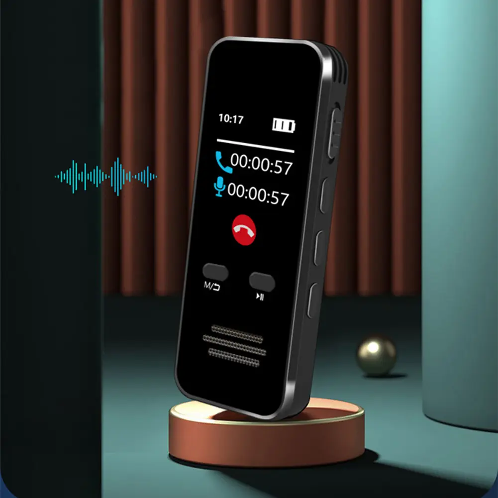 Voice Activated Tape Recorder Bluetooth-Compatible with Playback Phone Call Recording Pen Noise Reduction for Lectures Meetings