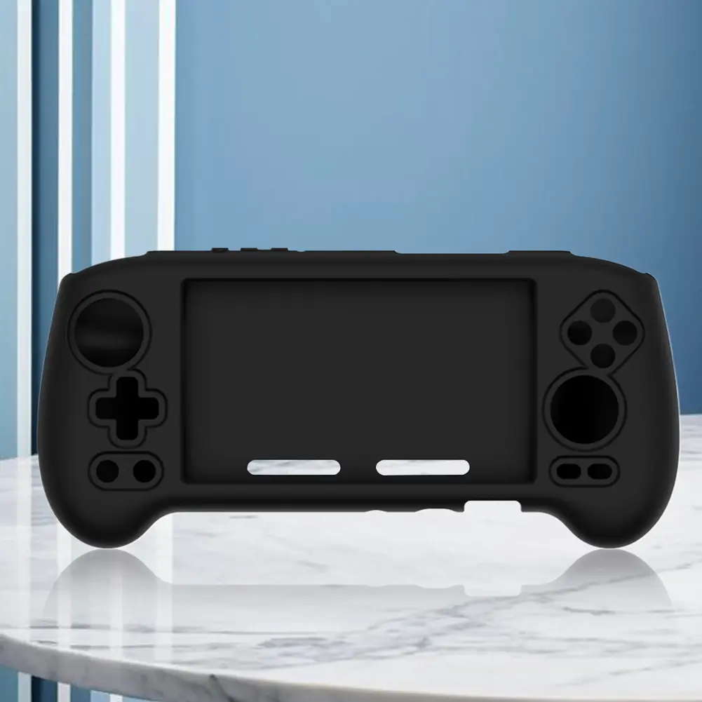 Silicone Protective Cover Anti-Scratch Game Console Silicone Case Protector Cover for Anbernic RG556 Retro Handheld Game Console