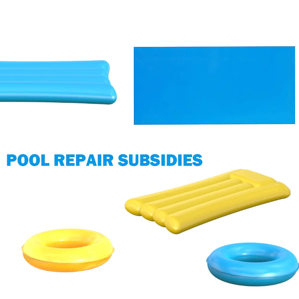 10pcs Swimming Pool Patch Multifunctional PVC Underwater Repair Patches Wear-Resistant  Croppable Household Accessories