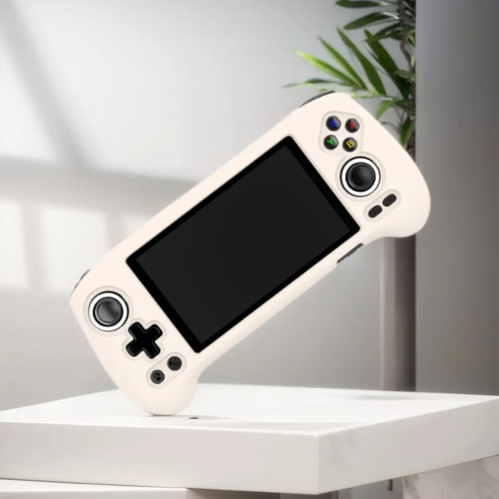 Silicone Protective Cover Anti-Scratch Game Console Silicone Case Protector Cover for Anbernic RG556 Retro Handheld Game Console