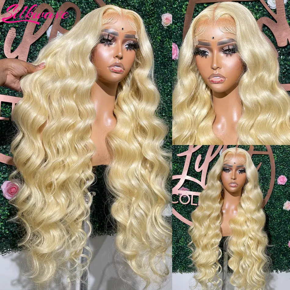 613 13x6 HD Transparent Lace Frontal Wig Honey Blonde Colored Brazilian Remy 13x4 Body Wave Lace Front Human Hair Wigs for Women