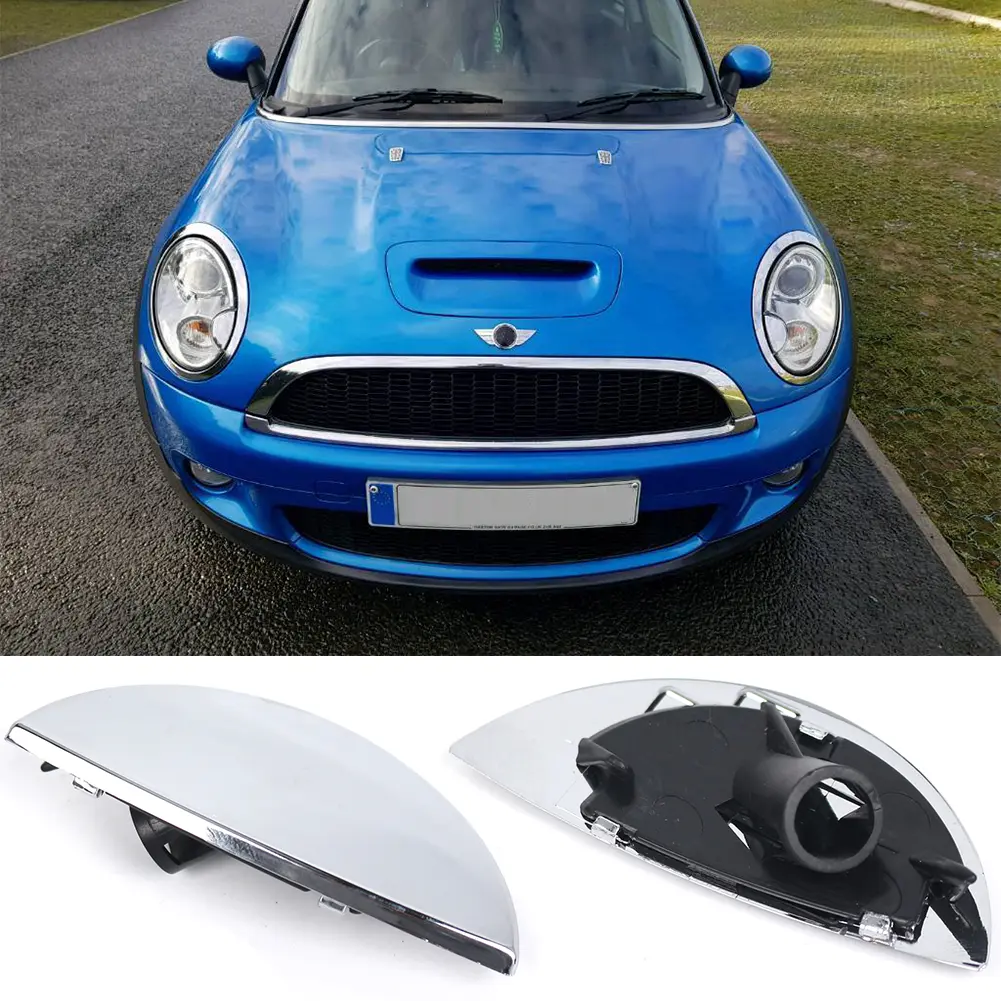 Headlight Washer Nozzle Cover Cap Left Right 63126922155 63126922156 for Mini Cooper R50 R52 R53 2001-2006